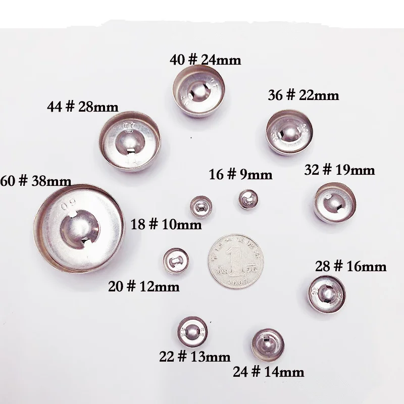 500 комплектов тканевых кнопок с покрытием компоненты для ручной работы кнопки