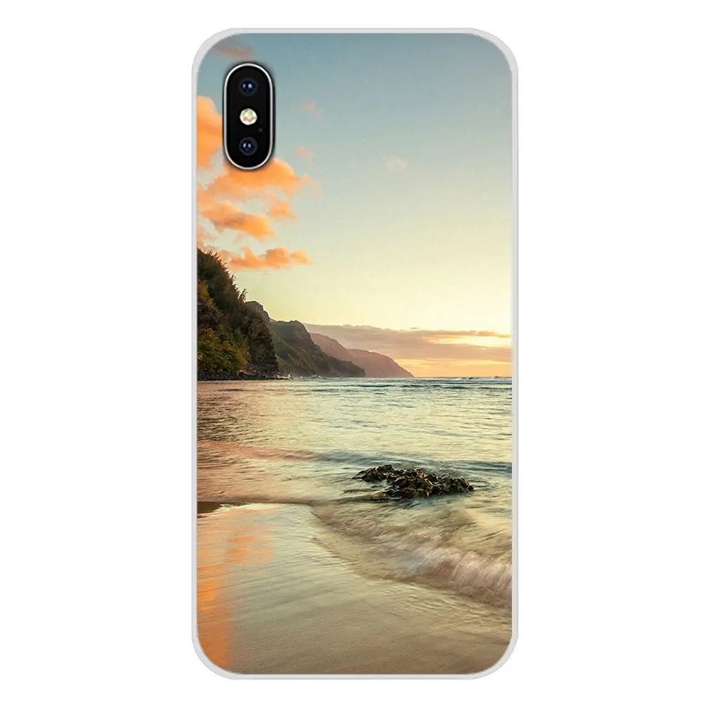 Чехлы на лето пляж закате море Пальма для HTC One U11 U12 X9 M7 M8 A9 M9 M10 E9 Plus Desire 630 530 626 628 816 820