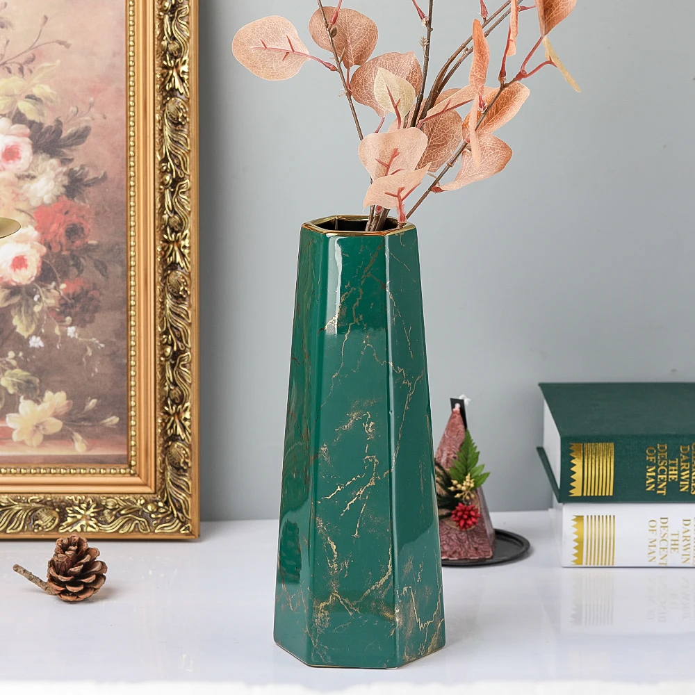 Облицовка из белого золота/зеленого золота (3 размера 8 10 12 дюймов) Мраморная