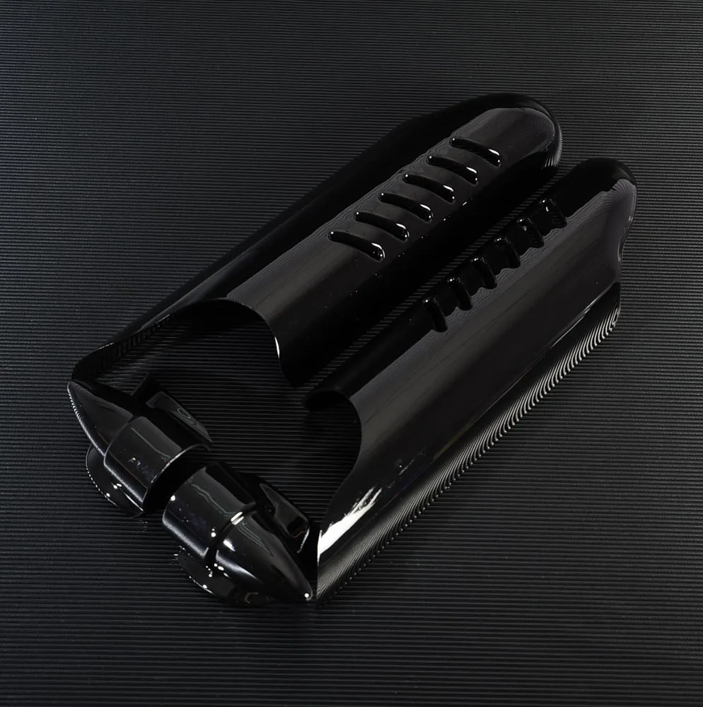 Мотоциклетные хромированные/черные дефлекторы для нижних ног вилки защитная