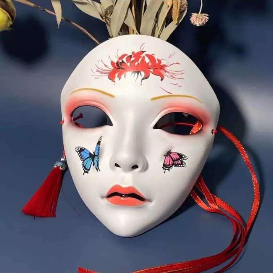 Peking Opera/расписанные вручную страшно полная уход за кожей лица маски Косплэй Hanfu