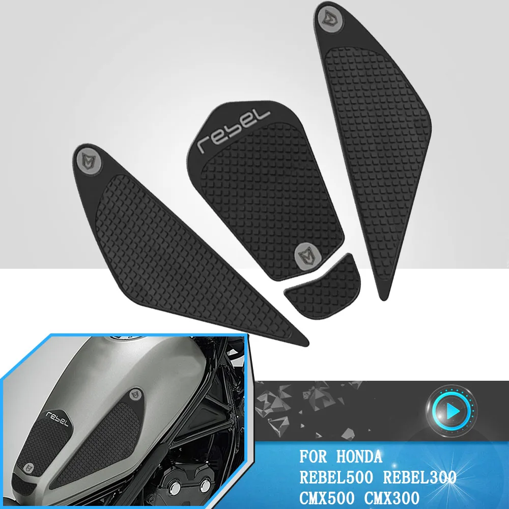 

For Honda CMX 300 500 CMX500 CMX300 REBEL REBEL500 REBEL300 Motorcycle Accessories Gas Tank Sticker Fuel Cap Cover Pad Protect