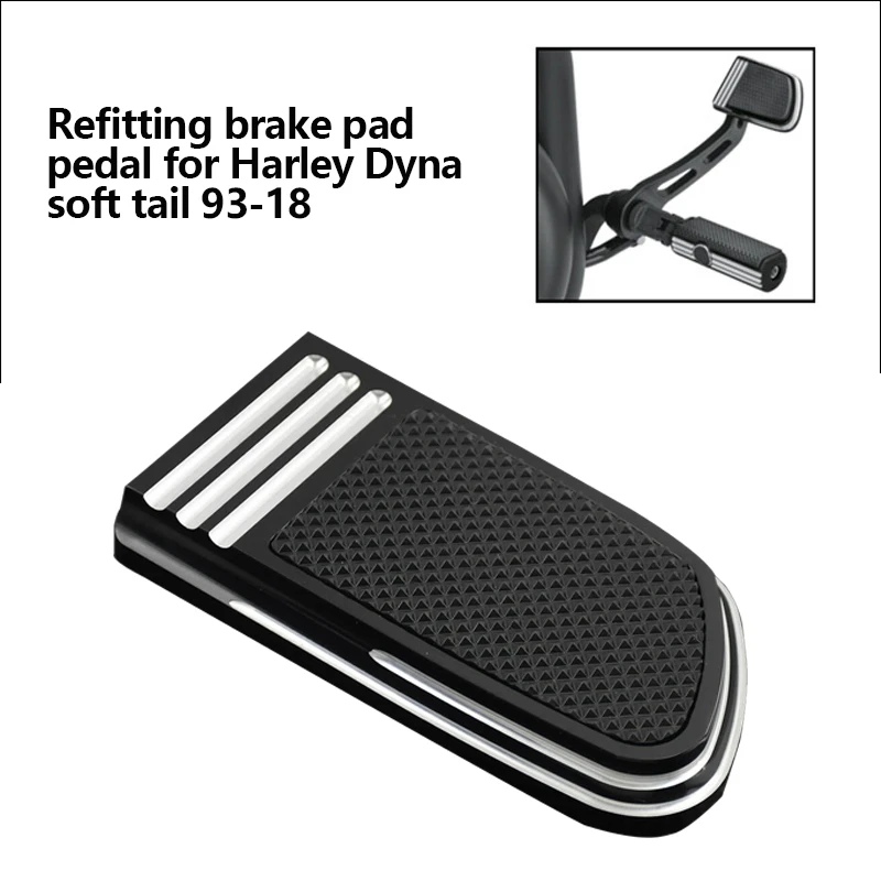 

Motorcycle Brake Pedal Pad,for FLHT Heritage Softail 86-17 Dyna 12-16