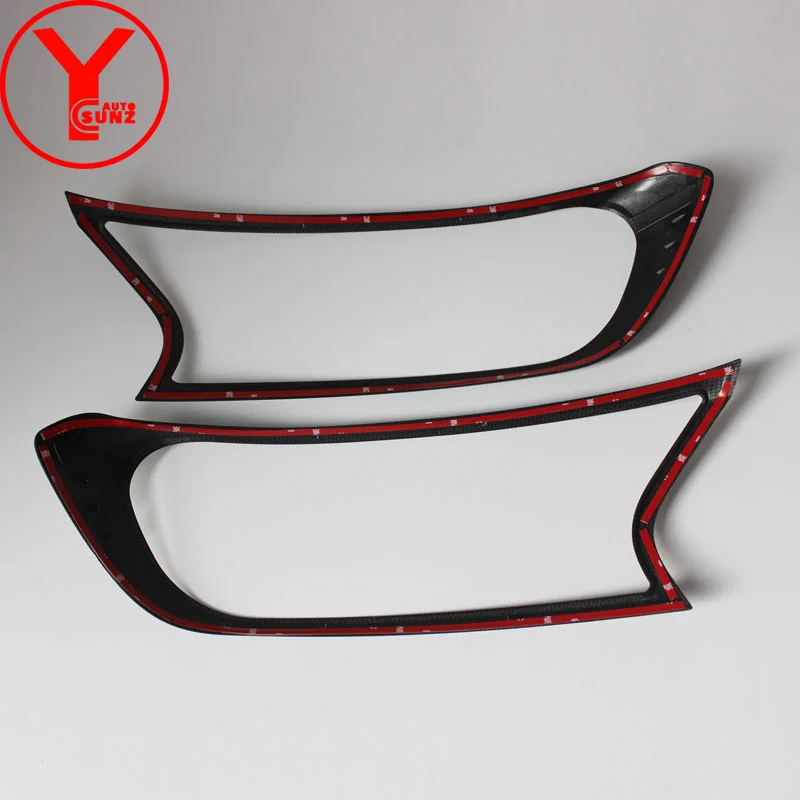 YCSUNZ крышка головного света из углеродного волокна ABS автомобильные аксессуары