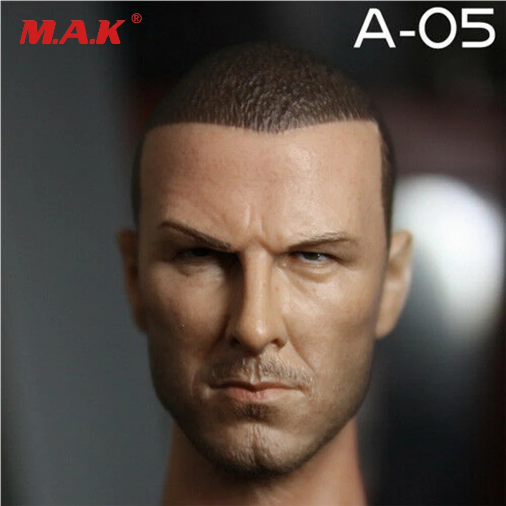 

1/6 Scale Football Star Head Sculpt Carved Head Carving Fit 12" Action Figure Toy