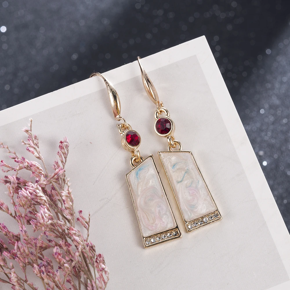 Новинка в винтажном этническом стиле Танкетка ушной крючок серьги с