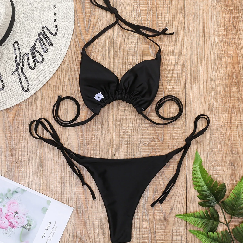 In-X Sexy Brazilian bikinis 2020 Mujer Shiny bright swimsuit female Micro biquini Rhinestone swimwear women Push up bathing suit | Женская
