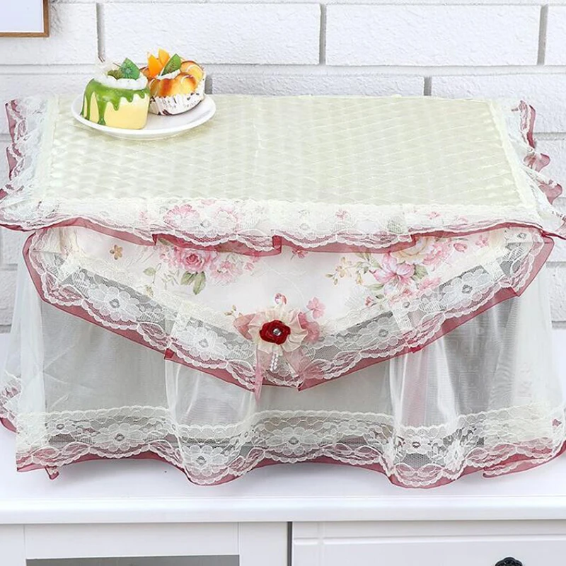 

Чехол для микроволновой печи, полиэстер, пылезащитный чехол для микроволновой печи, полотенце, деревенский стиль, для бытовой кухни, пылеза...