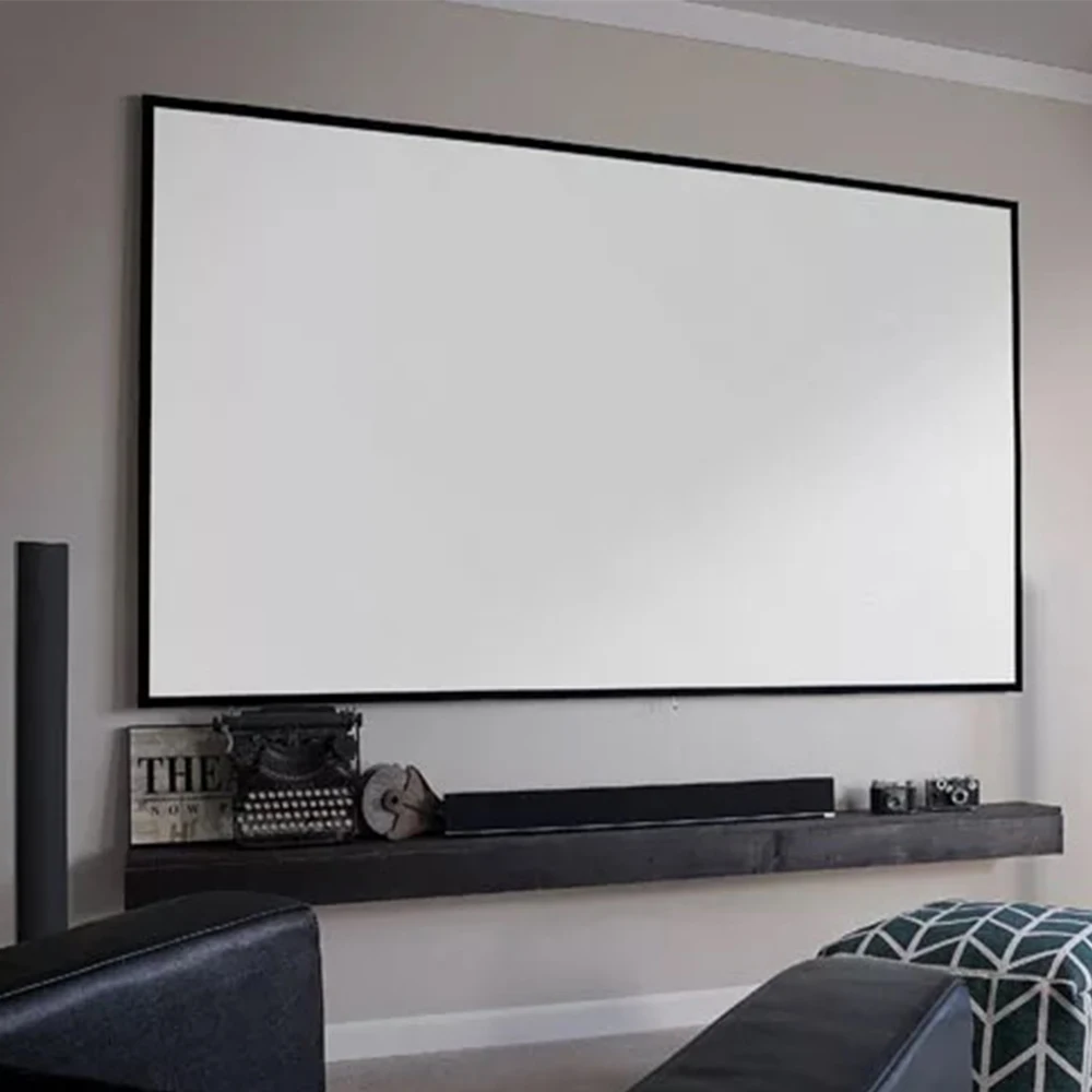 Мягкий белый матовый экран для домашнего кинотеатра 100 дюймов 16:9 HD | Инструменты