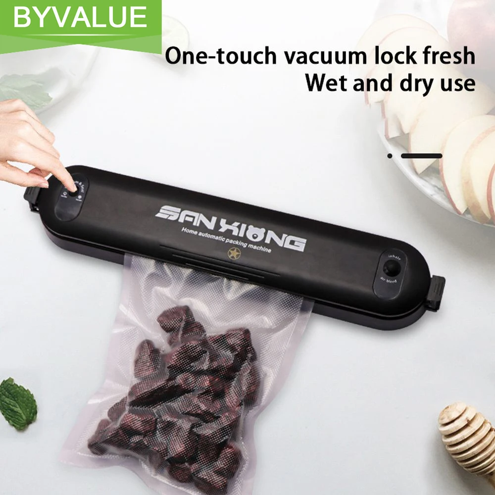 

Byvalue New Food Vacuum Sealer Packaging Machine With 10pcs Bags Vacuum Food Sealing Machine Vacuum Sealer Packer For Household