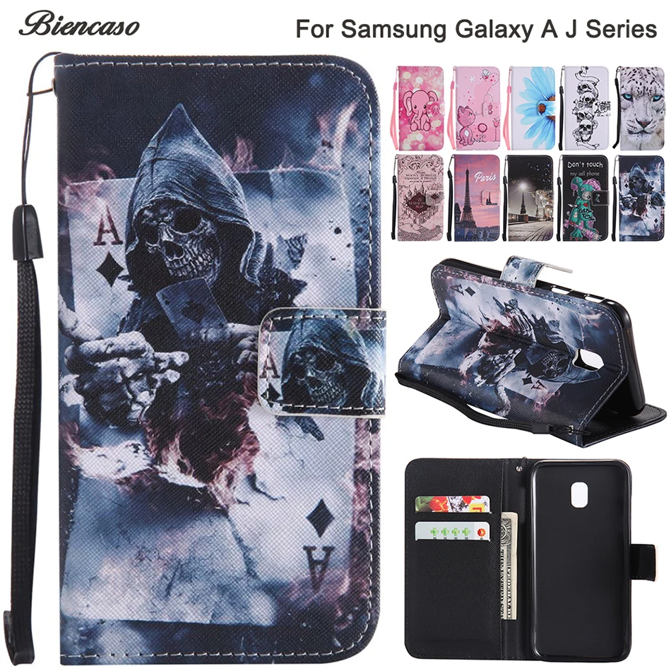 Чехол для Samsung Galaxy J330 J530 J730 A320 A520 A3 A5 J3 J5 J7 2017 S20 Ultra Note 8 9 S8 S9 S10E S10 Plus кожаный чехол с