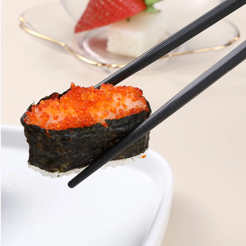 1 пара в японском стиле палочки дозирующая детская ложка для черный PPS суши Улитка