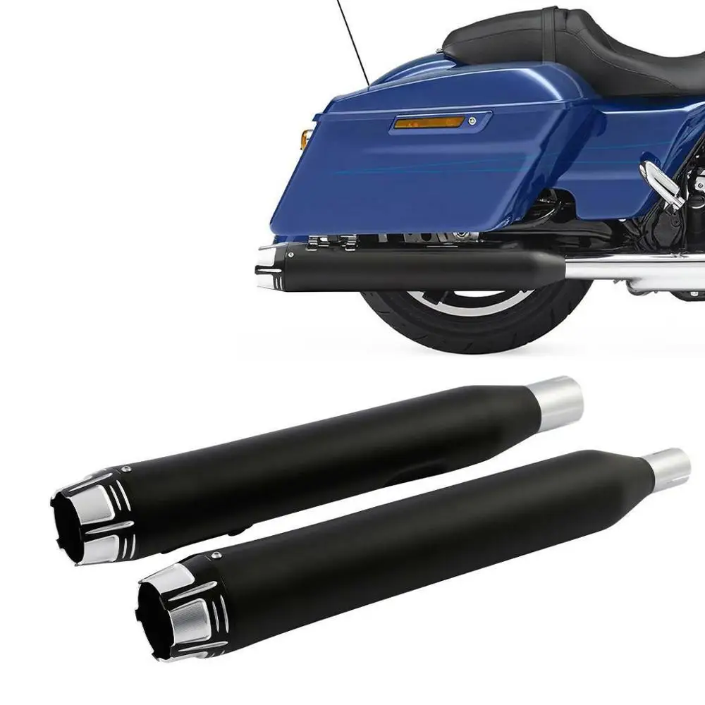 Мотоциклетные CNC двойные выхлопные глушители для Harley Touring Road King Special FLHRXS 2017