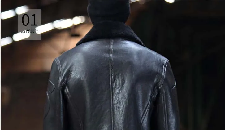 Новинка 2021 мужская куртка из натуральной овечьей кожи в русском стиле шерстяная