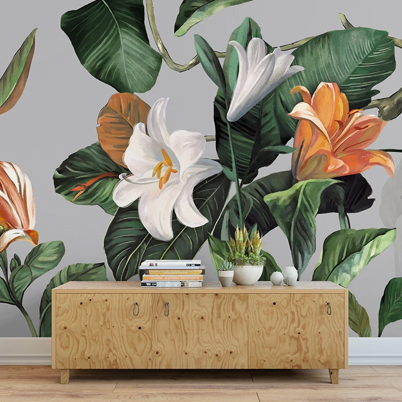 3D пасторальный цветок в американском стиле настенное украшение настенная