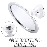 360 degrees bathroom suction cup bath mirrors fogless bath shower make up mirrors anti fog man shaving mirror