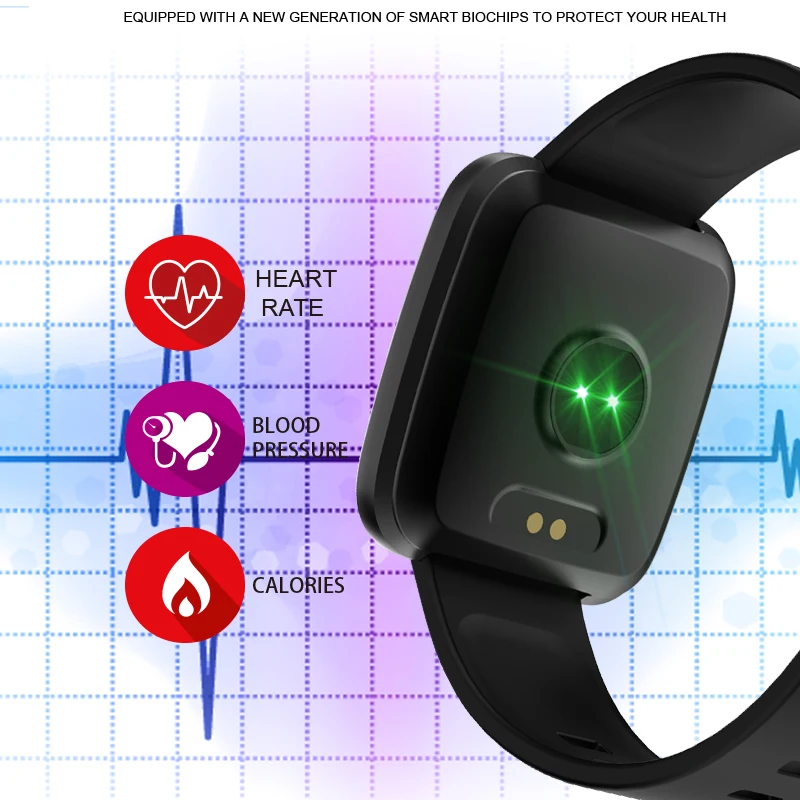 Женские Смарт-часы IP68 водонепроницаемые спортивные часы для Iphone Smartwatch