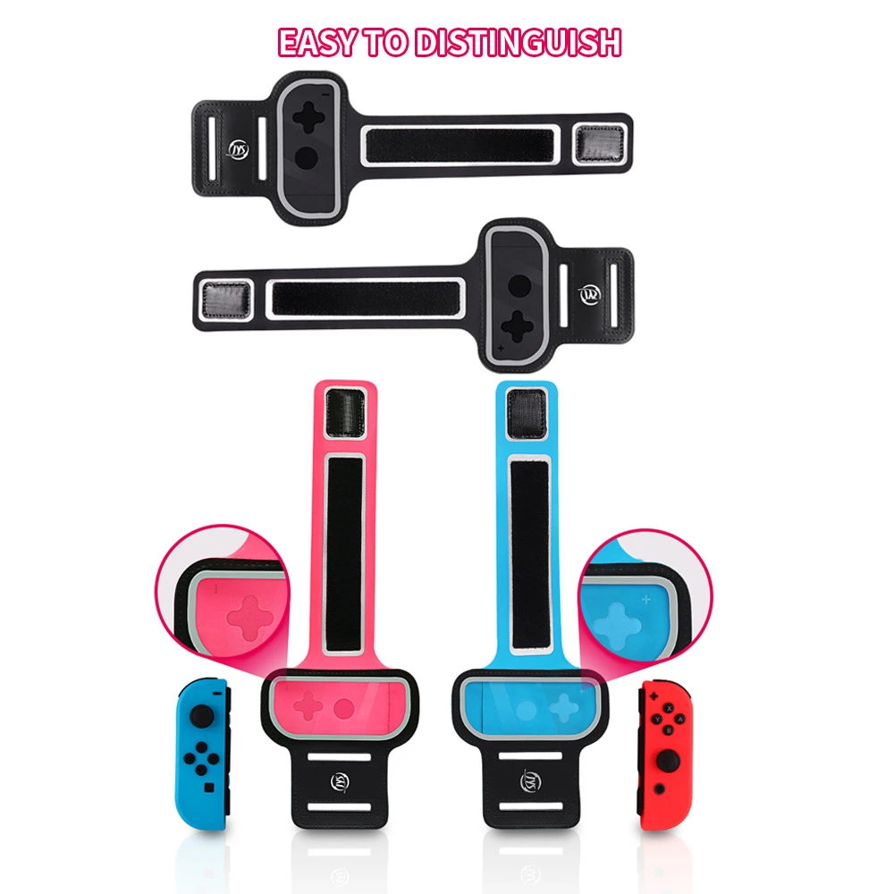 

2 PCS Adjustable Game Bracelet Elastic Strap for NS Switch Controller Wrist Dance Band Armband For Switch Dance