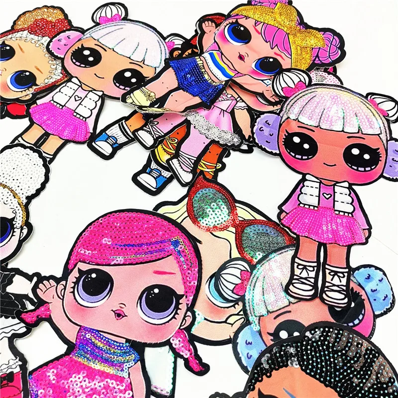 Мультяшные нашивки Для женщин Мода для девочек прекрасная Модная Кукла-мальчик