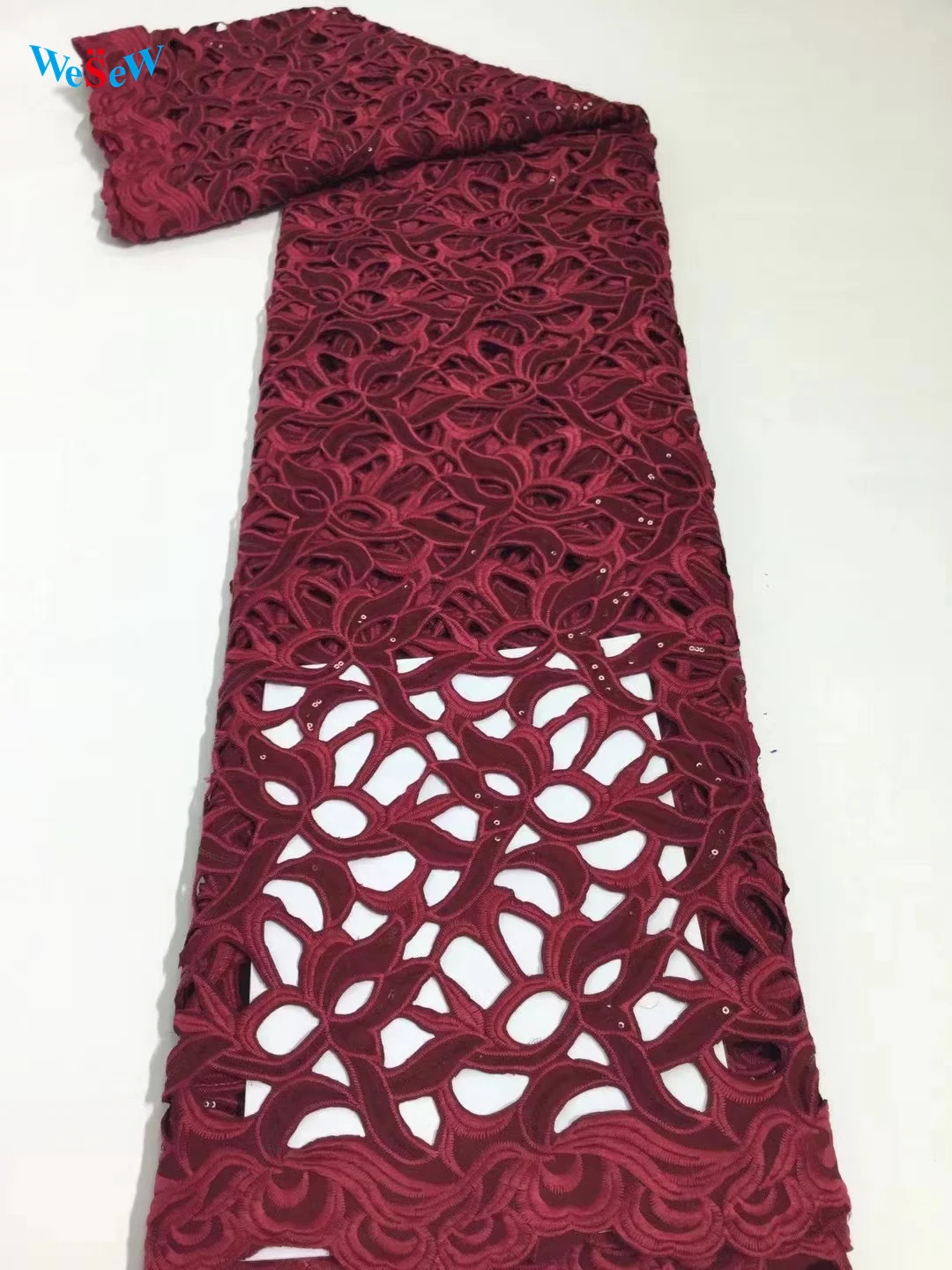 

Роскошный кружевной материал для шитья платья, гипюровая кружевная ткань 2021, высококачественные африканские ткани 5 ярдов DPG27
