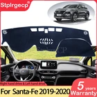 Противоскользящий коврик для Hyundai Santa Fe 2019 2020 TM, накладка на приборную панель, Солнцезащитный коврик, защитный ковер, анти-УФ аксессуары для автомобиля