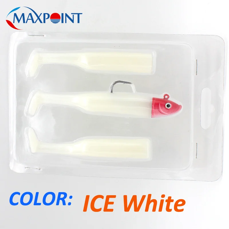 T3 Ice White Набор мягкой приманки на 3+ 1 лобзик и мягкое тело 9 см shad Блистер пакет 30 г набор приманка для соленой воды рыболовные приманки Shad - Цвет: T3 Ice White