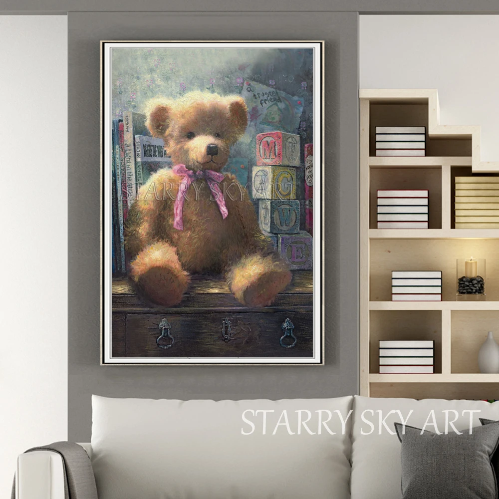 Kopen Handgeschilderde Hoge Kwaliteit Muur Decor Beer Pop Olieverfschilderij Speciale Wall Art Beer Pop Olieverfschilderij Voor Speciale Gift