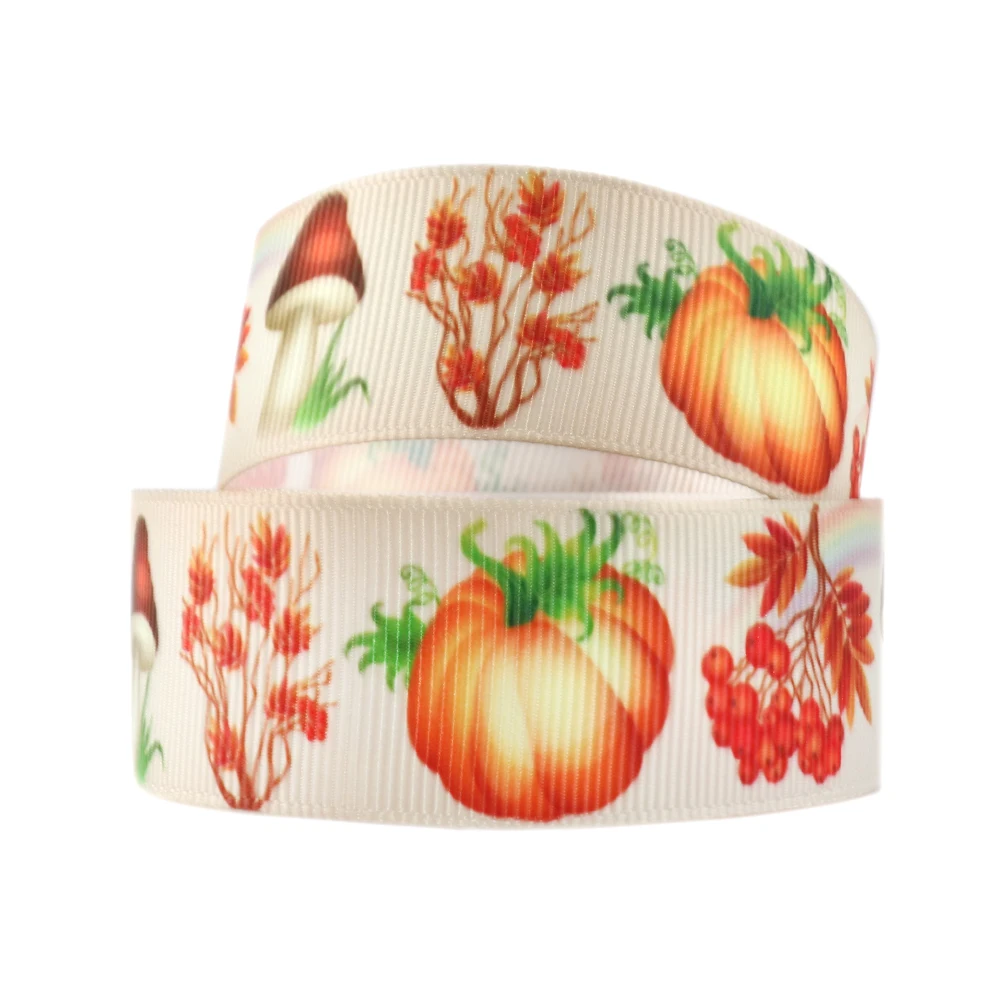 1082837006 David accessories 50 ярдов/рулон на День Благодарения, с рисунком героев из мультфильма; корсажная лента DIY Материал обечайки домашнего украшения, ленты, 50Yc7807 - Цвет: 1082837006