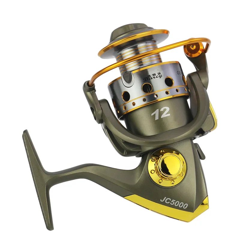 

YINGTOUMAN 1PCS/LOT Fishing Wheel 5.5:1 12 BB Spinning Wheel Left /Right Hand Fishing Wheel Fishing Tackle