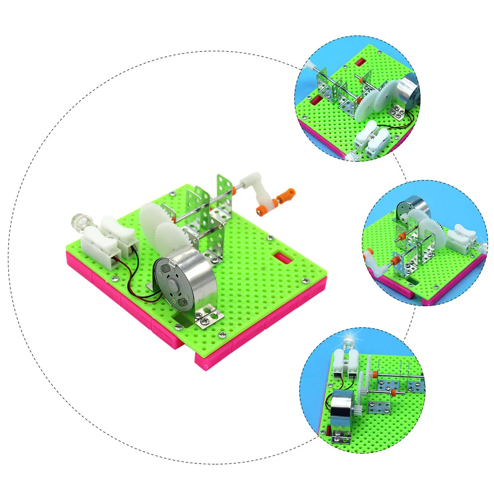 1 Набор ручной генератор для школьников научных экспериментов запуск Динамо |