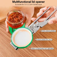 can opener stainless steel adjustable multifunctional side cut manual jar bottle opener kitchen accessories gadgets