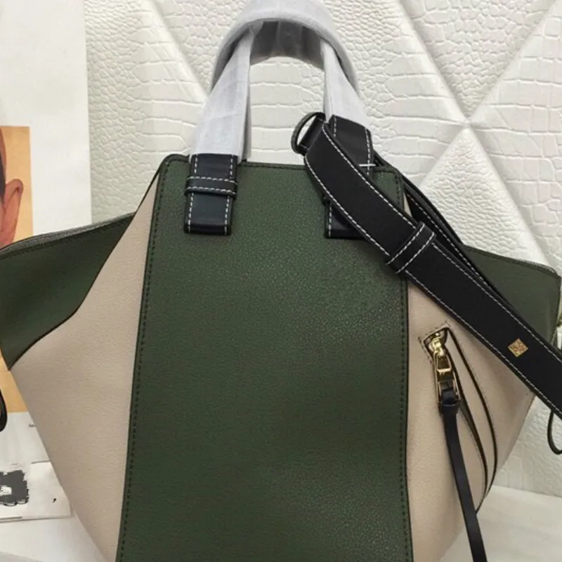 

Hammock With Logo Small Large Female Lychee Grain Single Shoulder Diagonal Hanging Food Basket Bucket Tote Bag