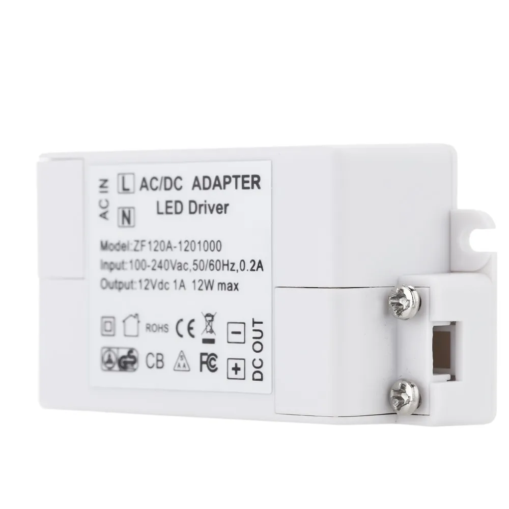 Адаптер питания для светодиодных ламп 12 В 1 А Вт | Лампы и освещение