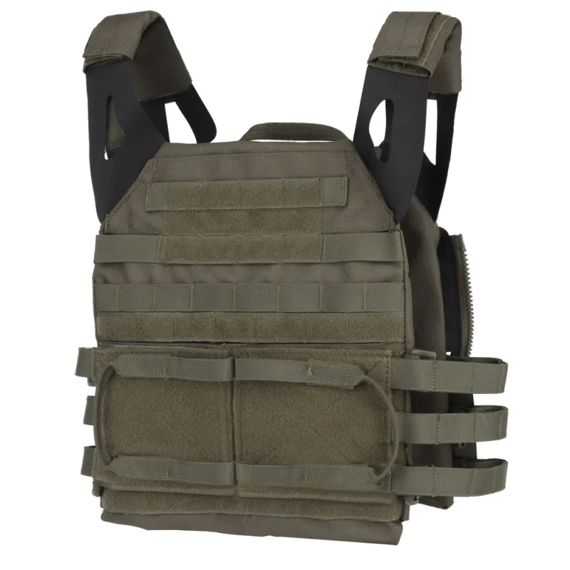 Охотничий Тактический бронежилет JPC Molle Plate Carrier жилет Открытый CS игры Пейнтбол страйкбол жилет военная техника - Цвет: Green