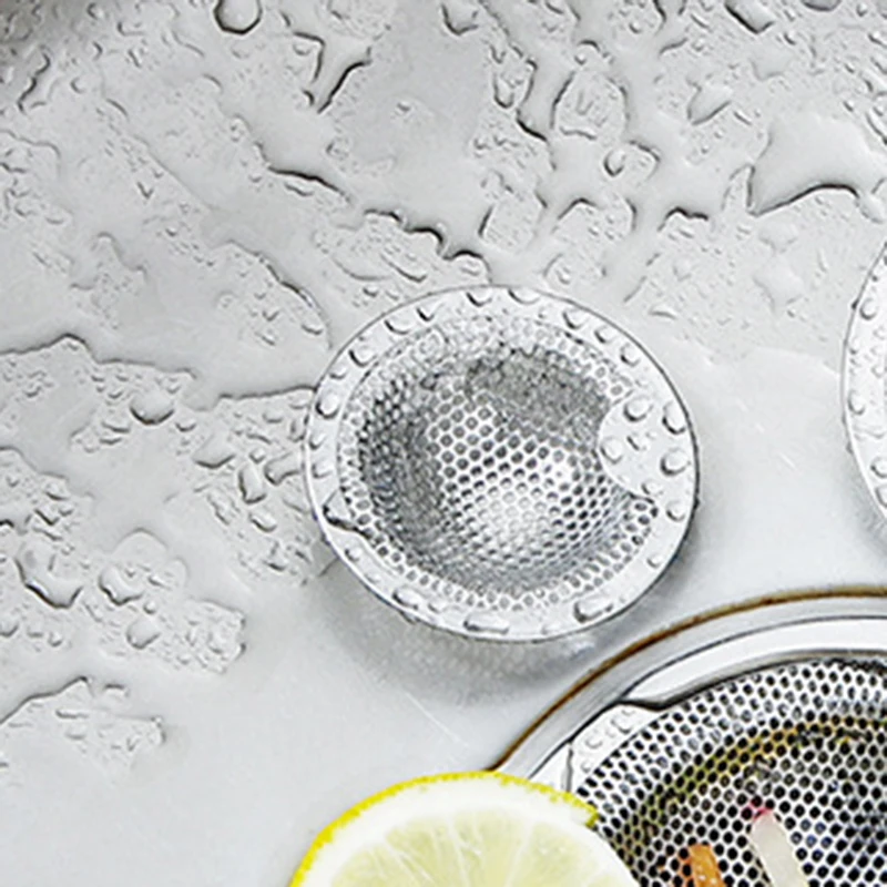 Kitchen Sink Strainer Drain Hole Filter Stopper Stainless Steel Bath Waste Screen Bathroom Hair Catcher | Дом и сад