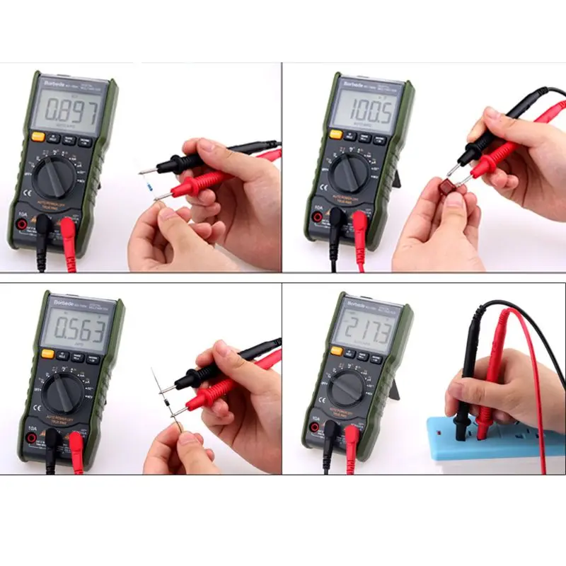 

BD-168A LCD Digital Multimeter Voltage Resistance Current Measuring Multitester