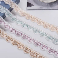 1m latest gold lace fabric high quality ribbon curtain accessories clothing guipure brown loves lace sewing trimming decor kq37