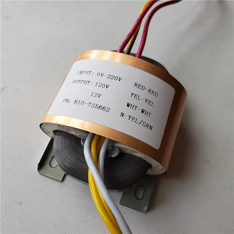 120V 0.05A 12V 0.4A R трансформатор сердечника 15VA R10 изготовленный на заказ 220V медный щит