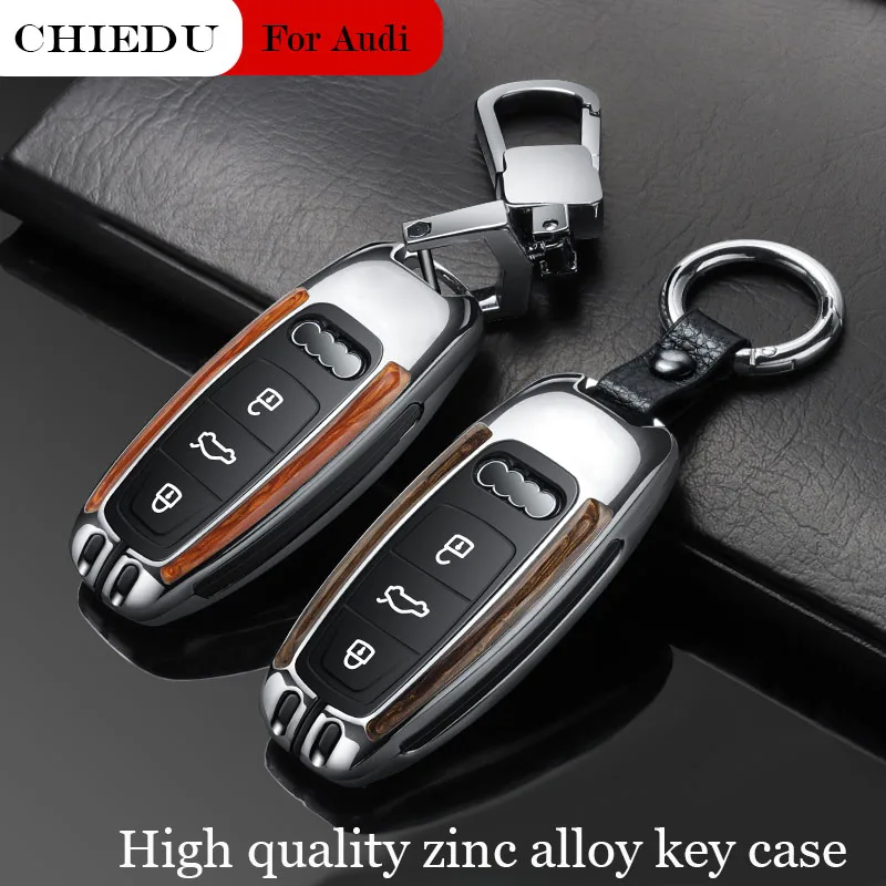 

Для Audi A6L Q8 A6 A7 A8L 2018 2019 автомобильный держатель защитные аксессуары цинковый сплав автомобильный чехол для ключей