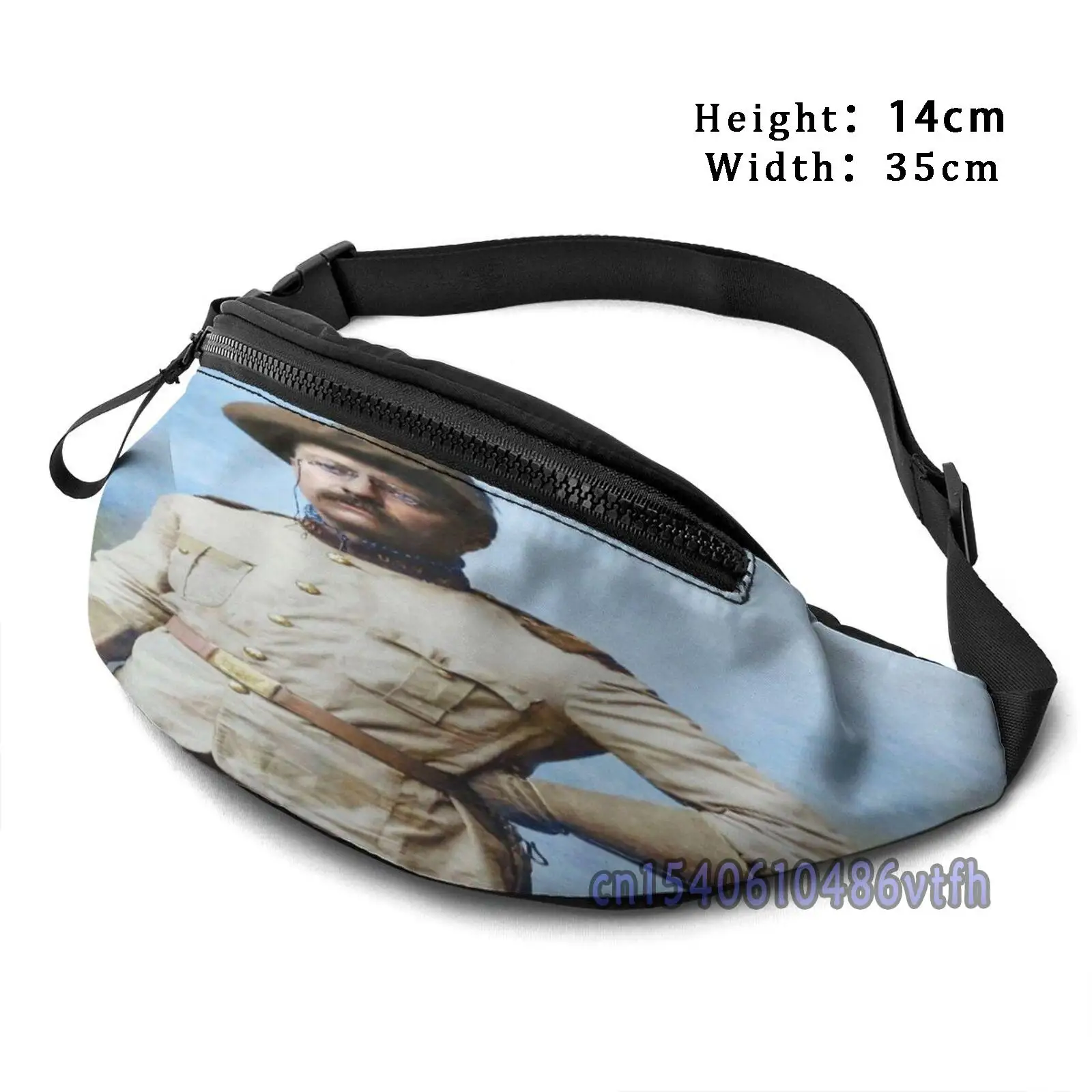 Женская нагрудная сумка президент Теодор Рузвельт в его грубых мотоциклах