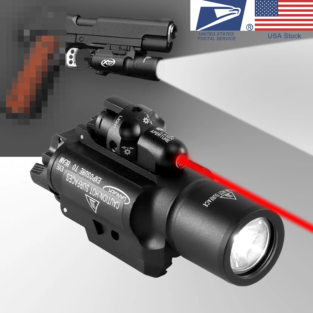 

Tactical X300 X400 Pressure switch LED Weapon 552 Light Pistol Lanterna Airsoft Flashlight with Picatinny Rail for Hunting