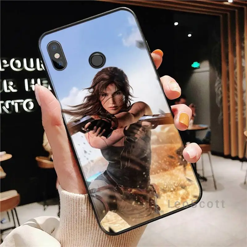 

tomb raider ps4 sticker Phone Case For Xiaomi Redmi Note 4 4x 5 6 7 8 pro S2 PLUS 6A PRO