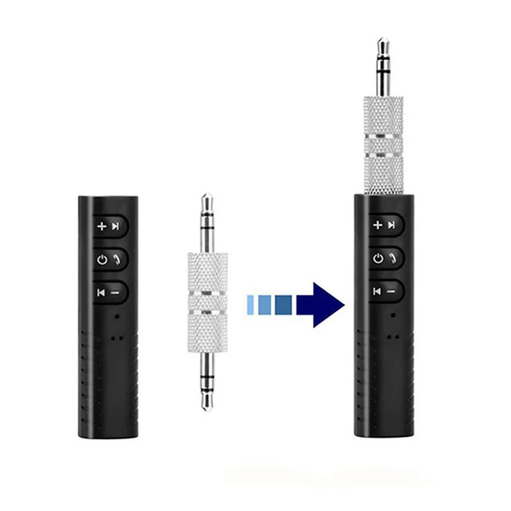 

Car Bluetooth-compatible ReceiverAUX Auto Music Receivers 3.5mm Jack kit main libre bluetooth voiture For Car Goods