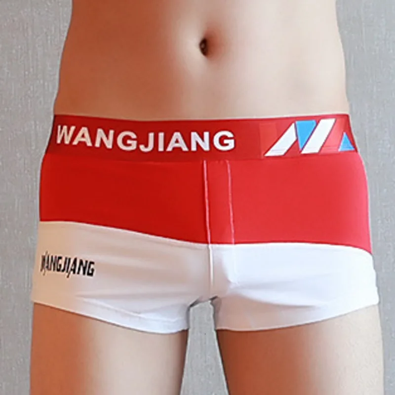 Сексуальное нижнее белье с карманом мужские брифы трусы джоки боксеры WJ|Мужские