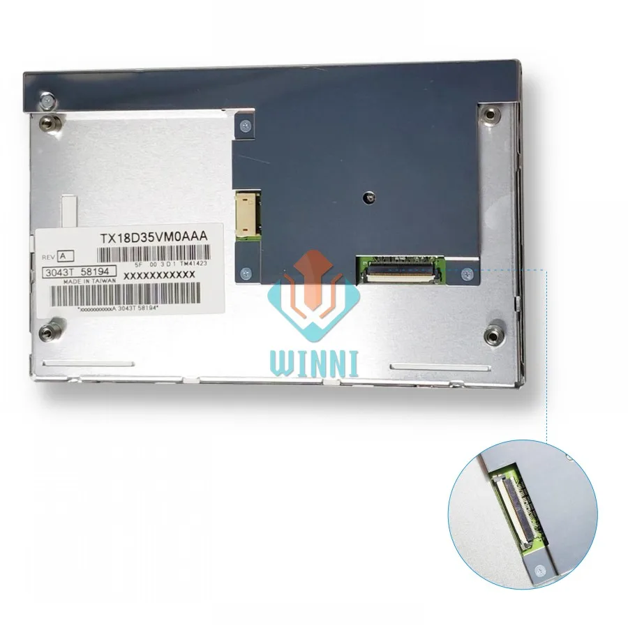 NEW 40pins CMOS Interface 7" 800*480 tft lcd display TX18D35VM0AAA | Электронные компоненты и принадлежности