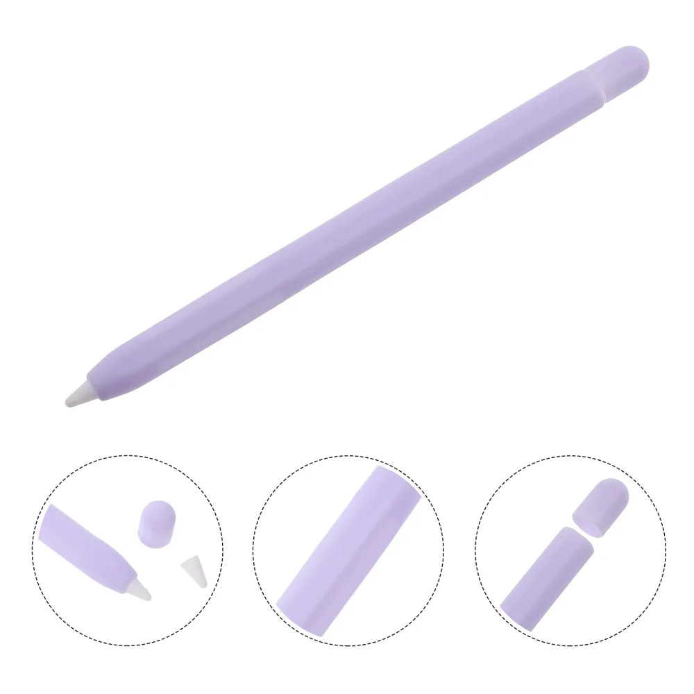 

Non-slip Stylus Pen Case Silicone Protective Cover Compatible for Apple Pencil 2