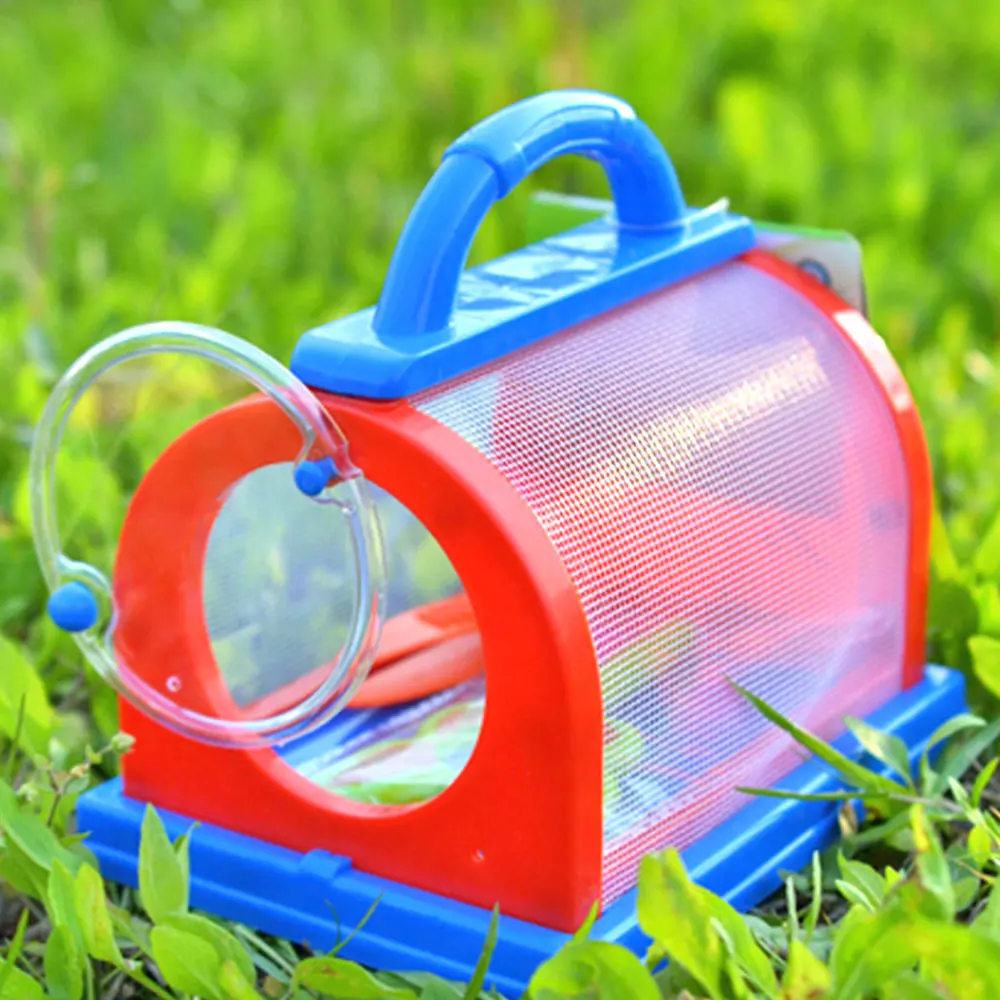 Insect Cage Small Pet Observation Children's Portable Feeding Experiment Silkworm Outdoor Science Toy | Игрушки и хобби