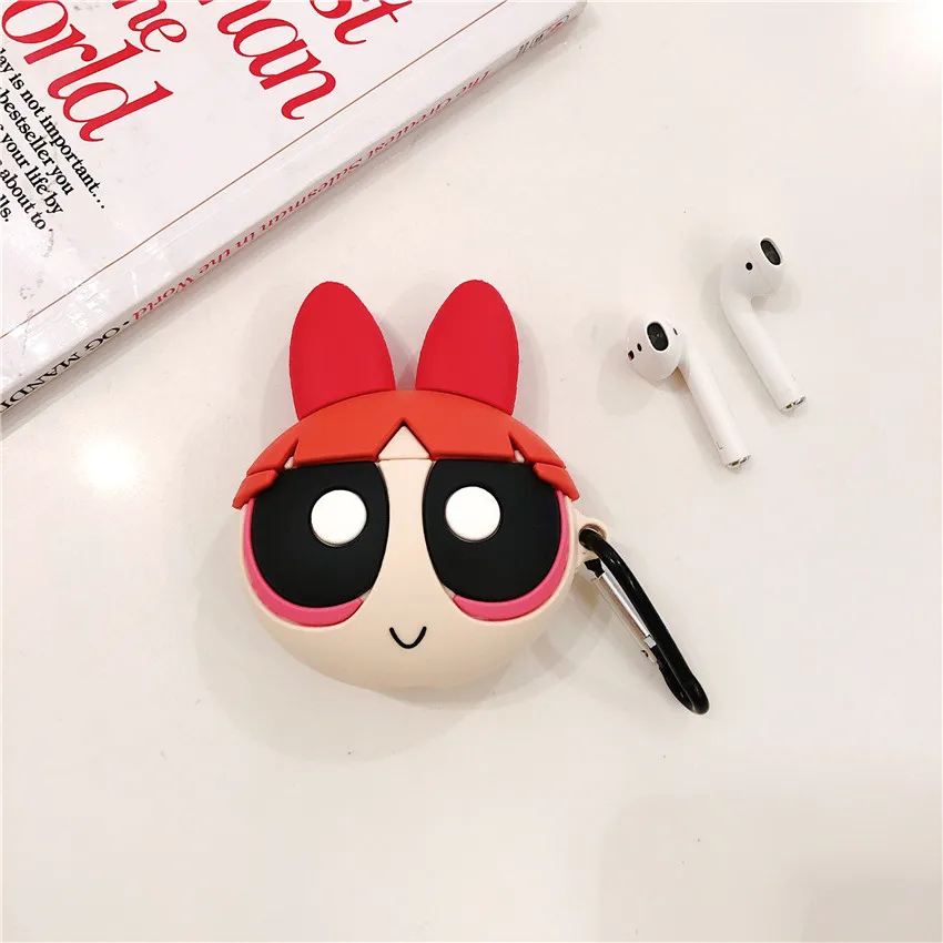 Для Airpods Pro Чехол телефонов с изображением героя из мультфильма для девочек мягкий силиконовый чехол для Apple Airpods 1/2/3 крышка Беспроводной Bluetooth наушники чехол