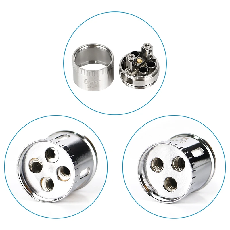 IJOY атомайзер безграничный XL Танк 4 мл электронные сигареты vape Subohm/RTA бак контроль воздушного потока Ремонтопригодный vapproizer