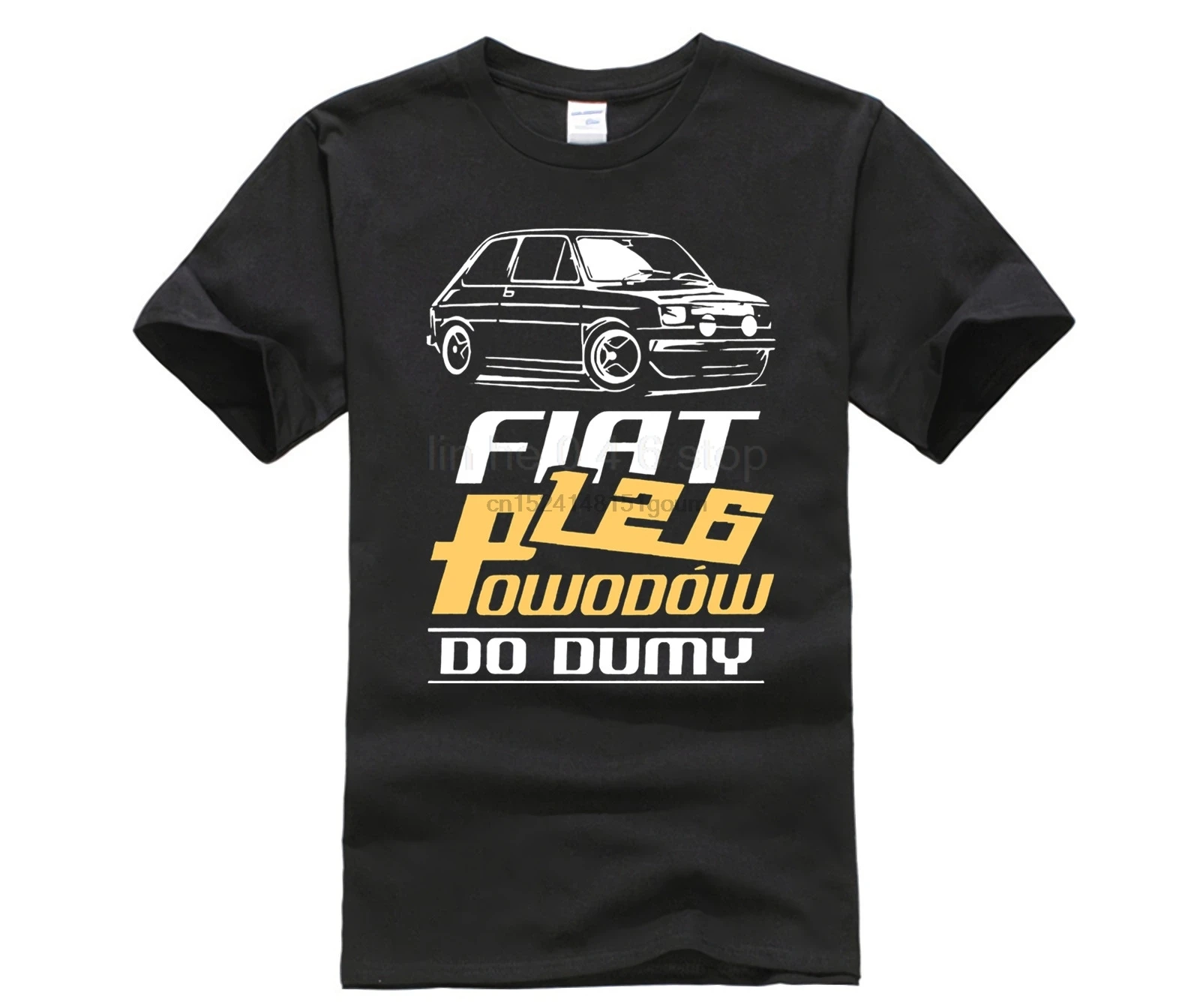 FIAT 126 poudow DO DUMY Meska Koszulka Polski Koszulki футболки| |